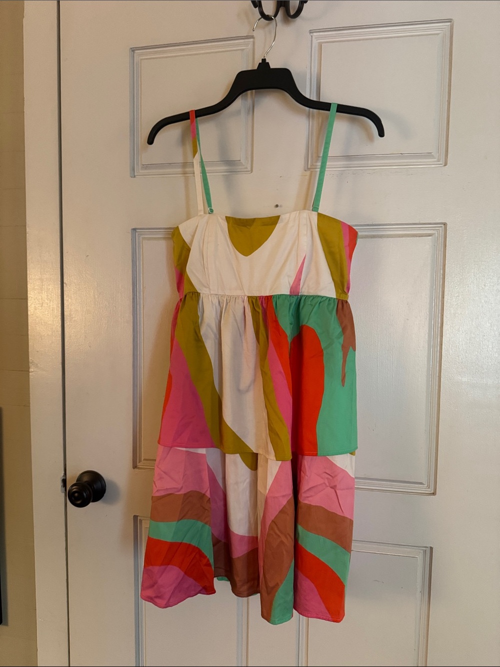 CROSBY by Mollie Burch Strapless Multicolor Tiered Sundress - Picture 5 of 7